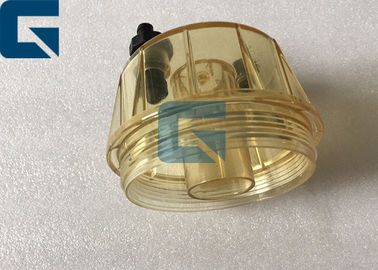 Transparent  Diesel Fuel Filter Thermostability Bowl For Excavator VOE11110738